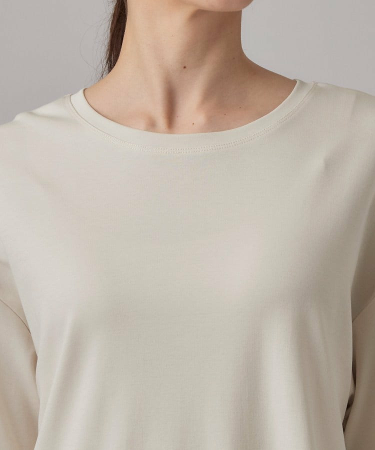 ひんやり裾レースTシャツ17