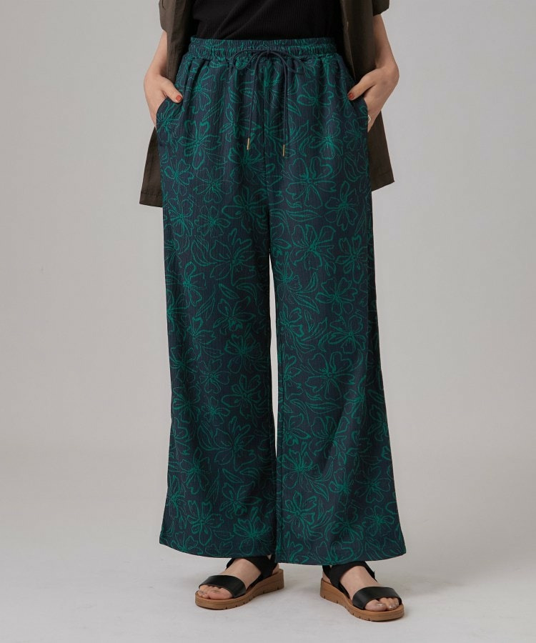 柄・無地アソート ぽこぽこイージーワイドパンツ14