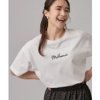 華やかジェルロゴプリントTシャツ