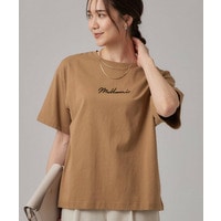 華やかジェルロゴプリントTシャツ