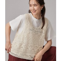 【2点セット】クロシェベスト+ロゴTセット