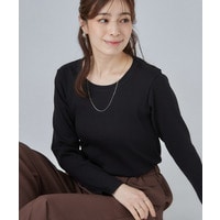 【S-LL】シンプルだから使いやすい すっきり見えの長袖トップス