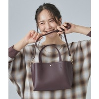 【軽量／2WAY】ふわっと軽いボックストートバッグ