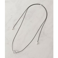 【マルチWAY】クリアボールひもネックレス