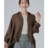 【S-LL】洗濯後しわになりにくい インしてる風シャツ
