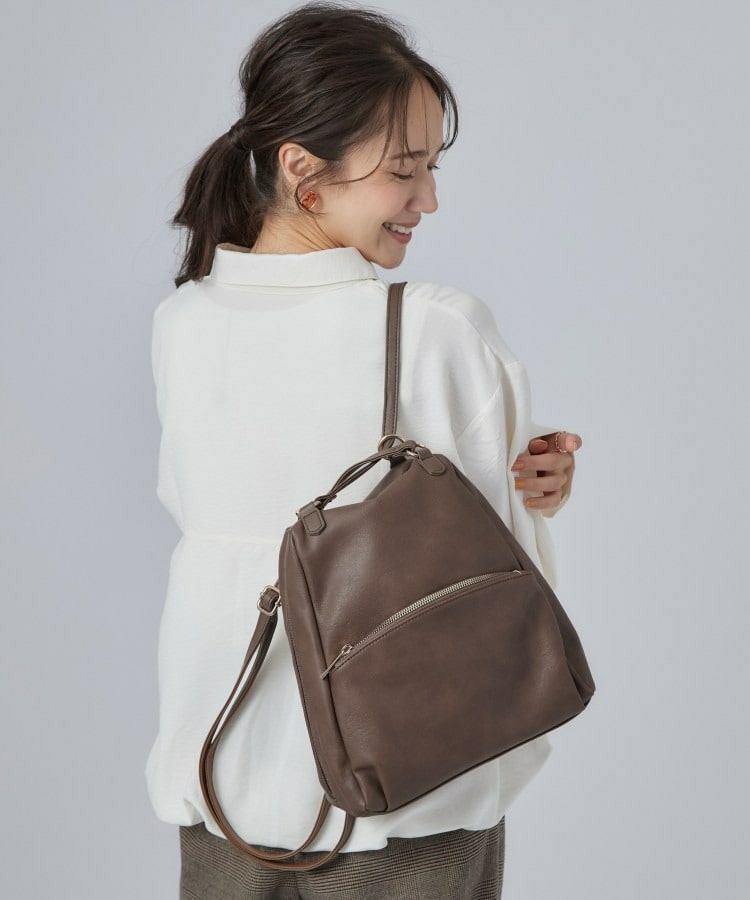 【2WAY】ショルダーにもなるリュック