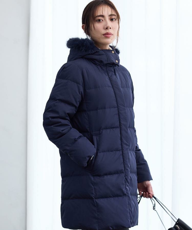 【洗濯可能/フード・ファー取り外し可能】ポーランドダウン ロングコート