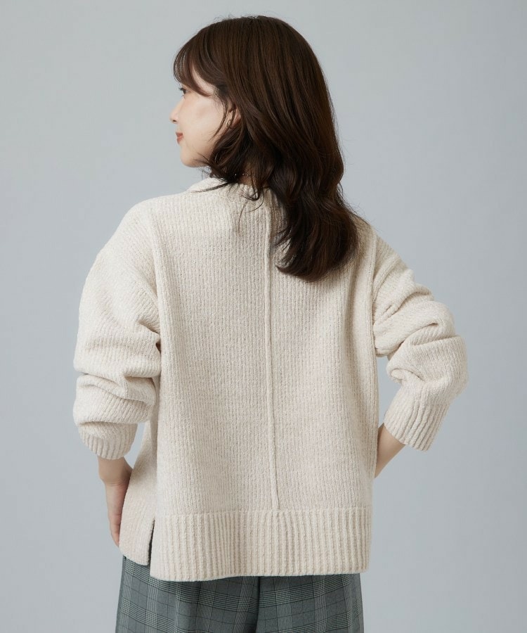 【洗濯機可/S-LL】思わず触れたくなる もちふわキラキラモールニット3