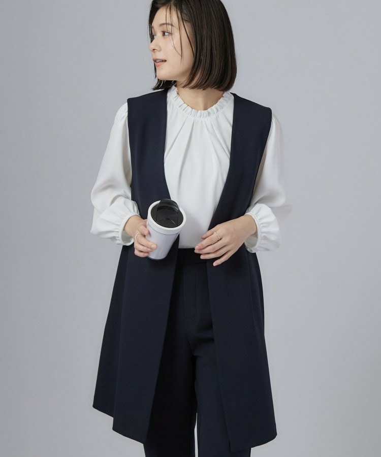セレモニーカットジョーゼットロングジレ