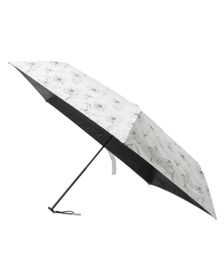 【折りたたみ傘/晴雨兼用/because】スーパーライトフラワーミニ1