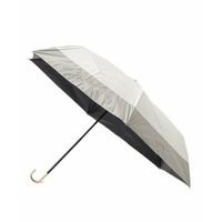 【because】【晴雨兼用】バイカラーが上品　コンパクト折り畳み傘