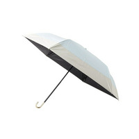 【because】【晴雨兼用】バイカラーが上品　コンパクト折り畳み傘