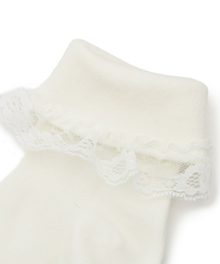 【セレモニー】折り返しレースクルー丈ソックス3