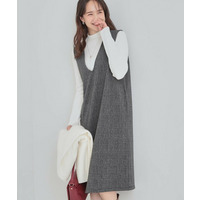 【2点セット/洗える/S-LL】時短でコーデ決まる ジャンドレ＆リブインナー