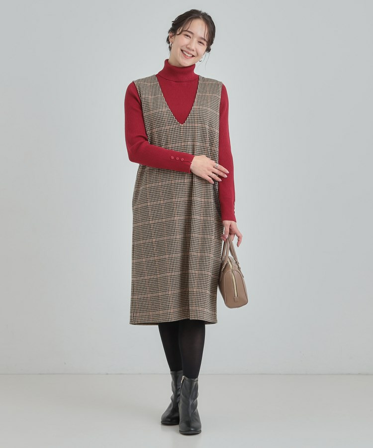 【2点セット/洗える/S-LL】時短でコーデ決まる ジャンドレ&リブインナー14