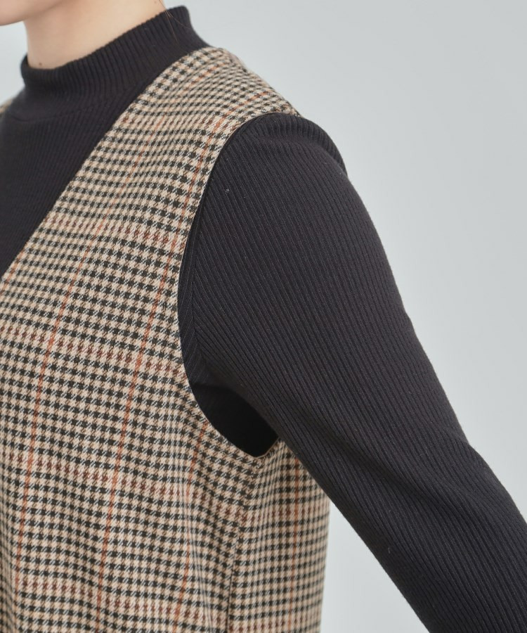 【2点セット/洗える/S-LL】時短でコーデ決まる ジャンドレ&リブインナー27