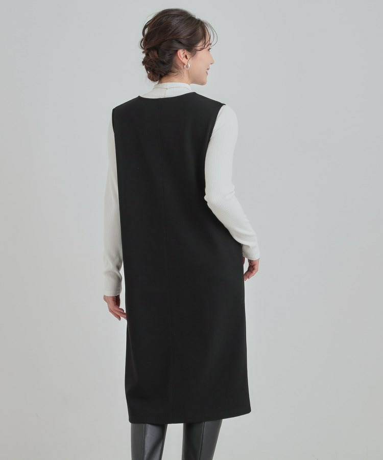 【2点セット/洗える/S-LL】時短でコーデ決まる ジャンドレ&リブインナー3