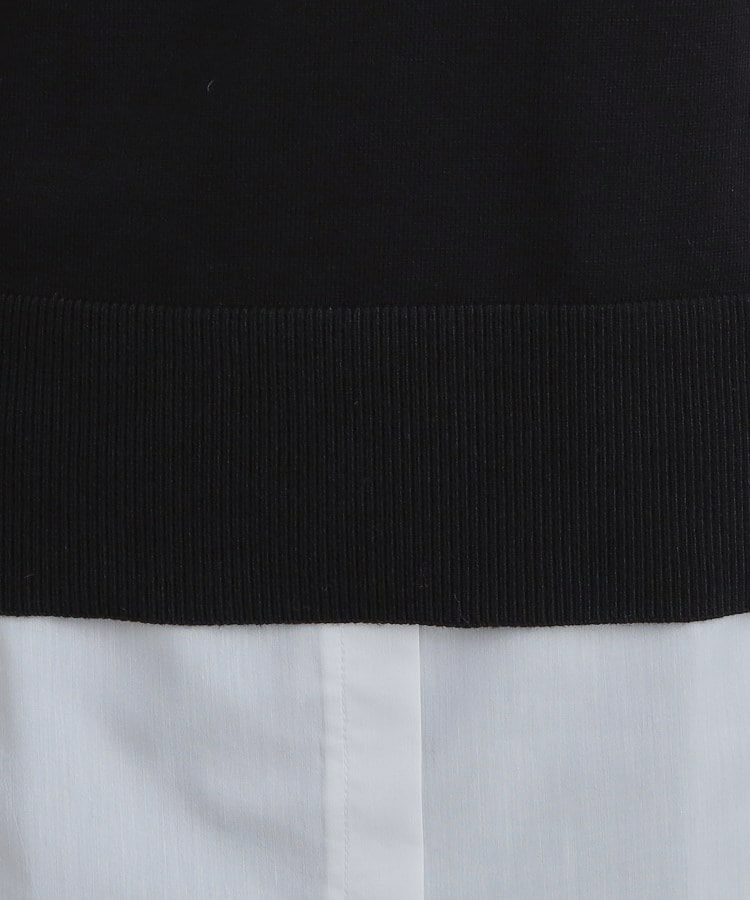 【2点セット/S-LL】時短で決まる もちもちニット&裾シャツインナー15