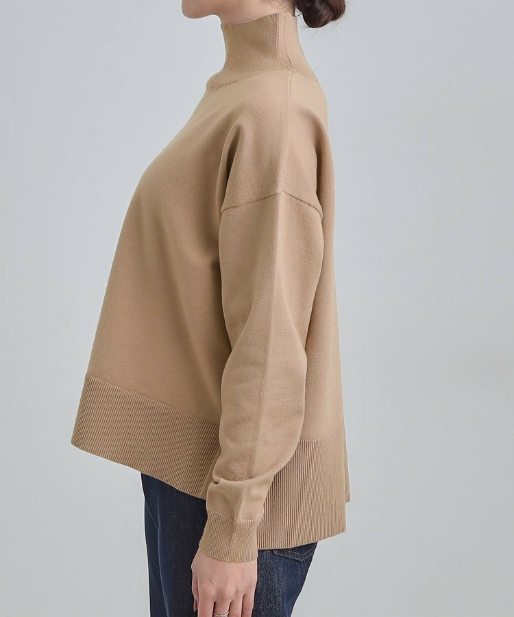 【2点セット/S-LL】時短で決まる もちもちニット&裾シャツインナー28