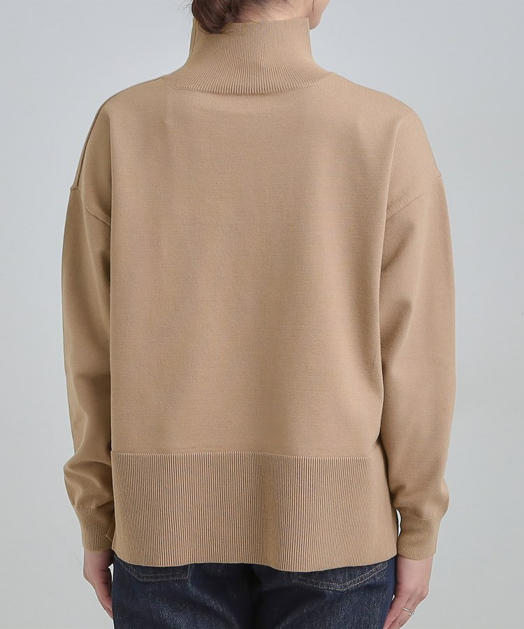 【2点セット/S-LL】時短で決まる もちもちニット&裾シャツインナー29