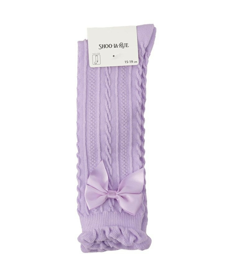 サテンリボンハイソックス1