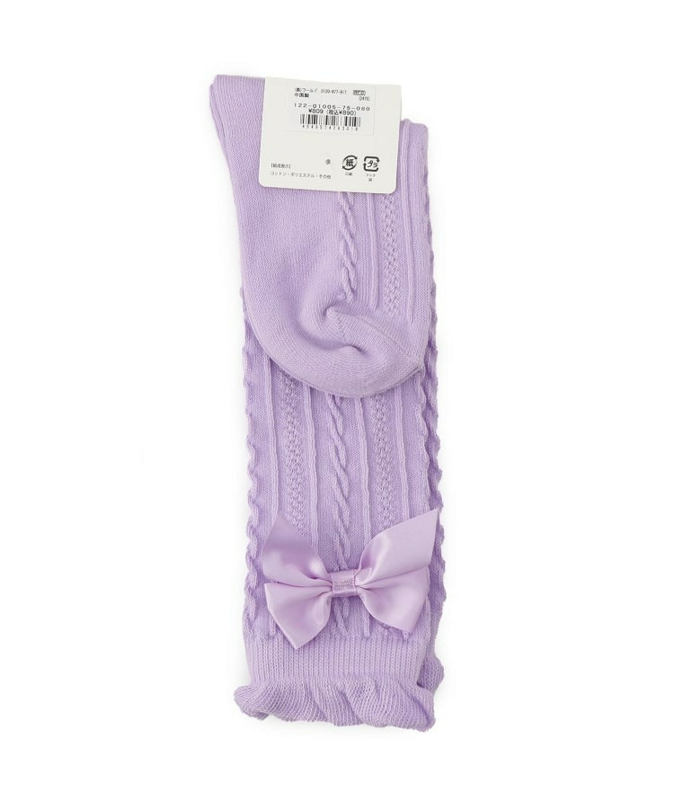 サテンリボンハイソックス3