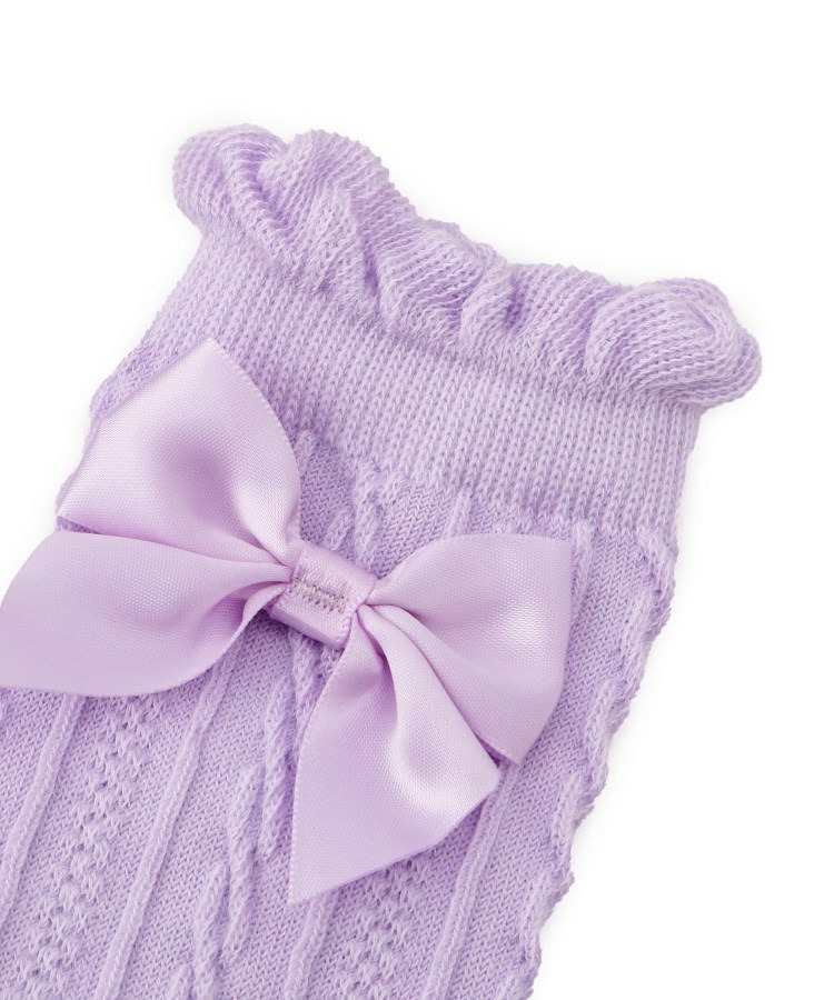 サテンリボンハイソックス4