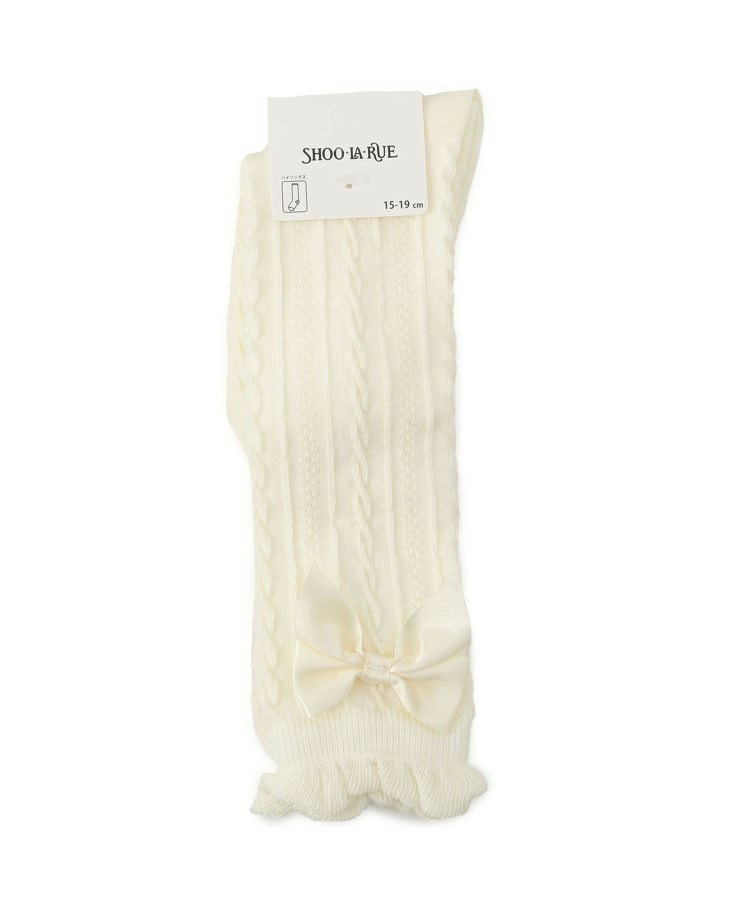 サテンリボンハイソックス1