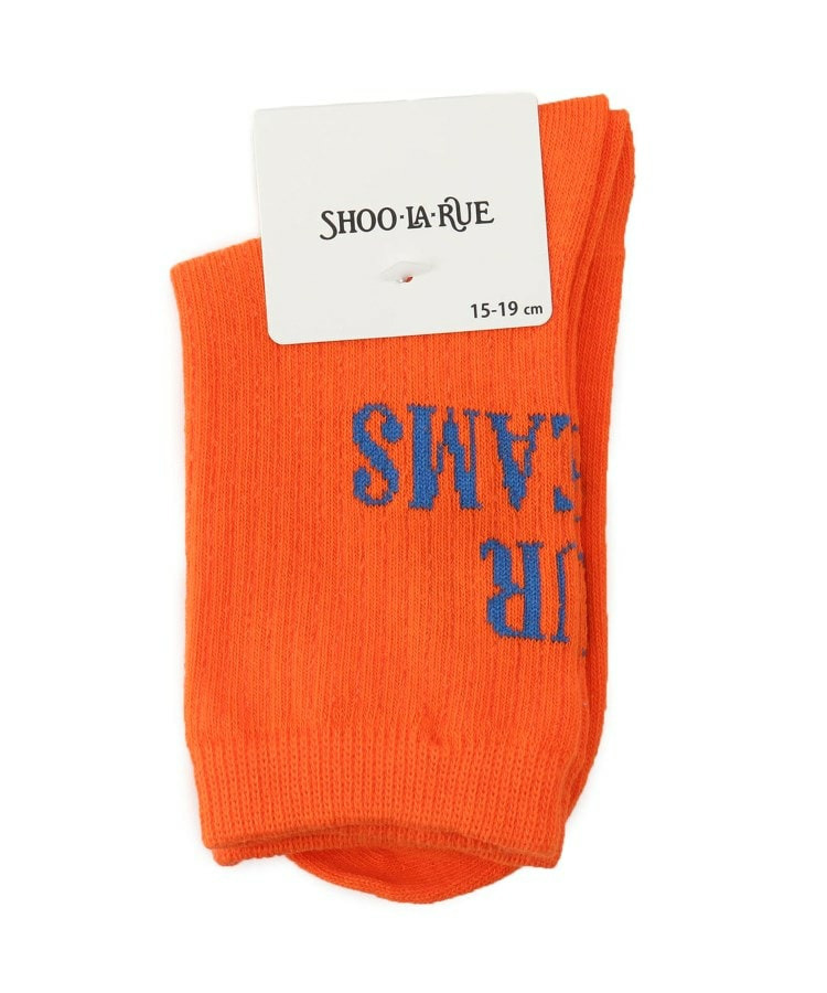 バックロゴカラフルクルー丈ソックス1