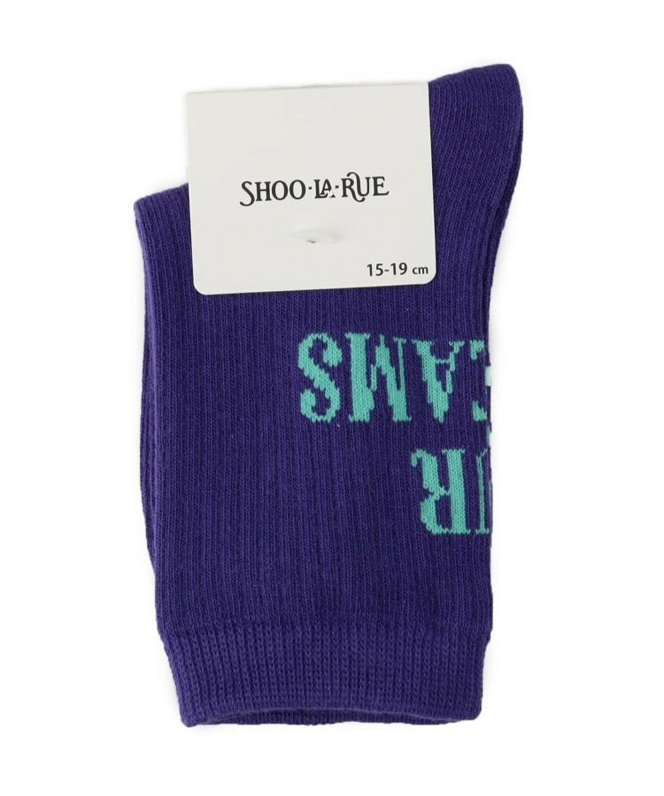 バックロゴカラフルクルー丈ソックス1