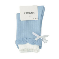 二重履き口バックリボンクルー丈ソックス