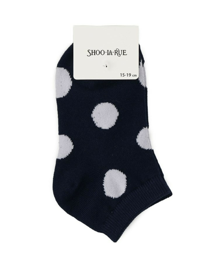 大きめドットアンクル丈ソックス1