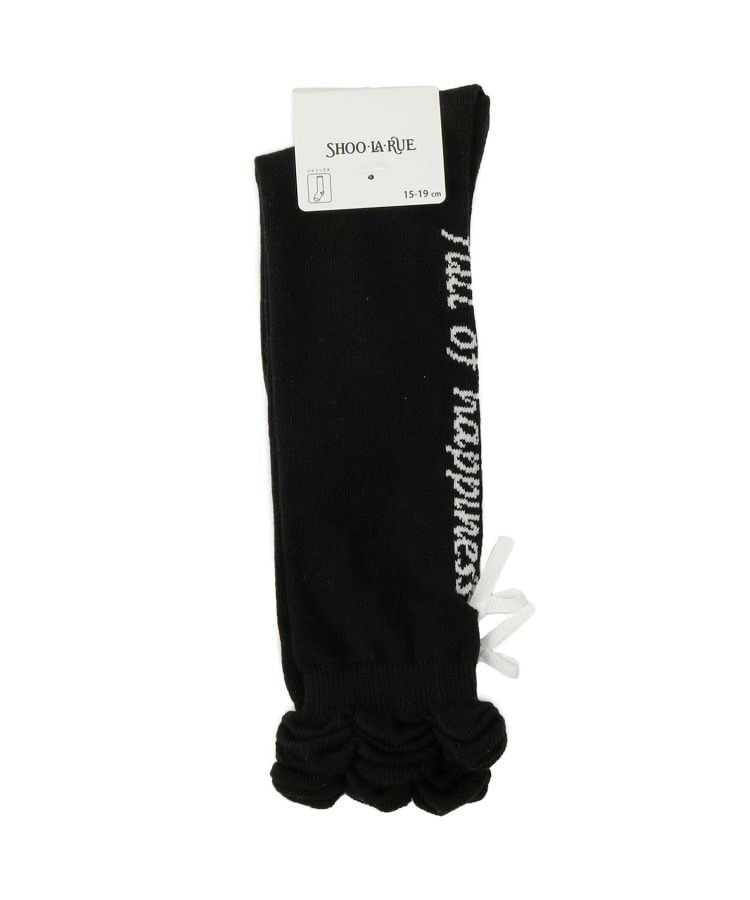 バックリボンロゴハイソックス1