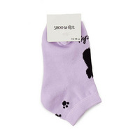 キャットシルエットアンクル丈ソックス