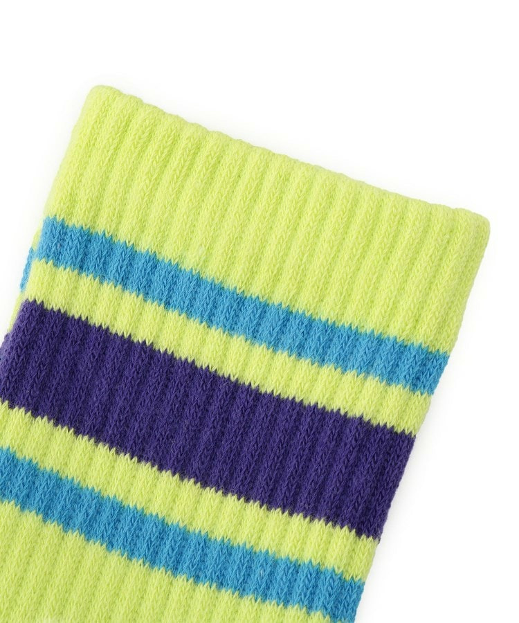 ラインクルー丈ソックス4