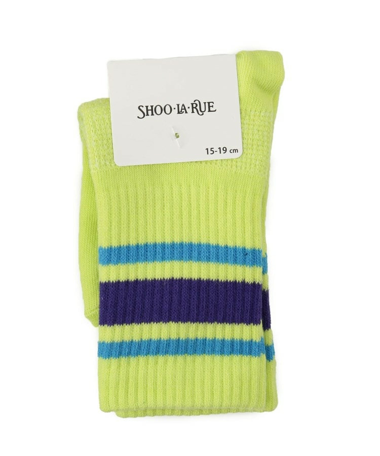 ラインクルー丈ソックス1