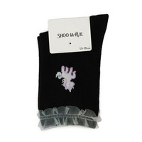 チュールフリルユニコーンクルー丈ソックス