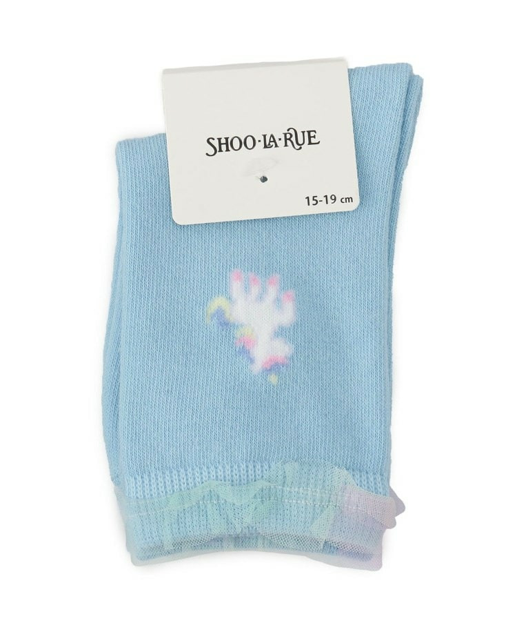 チュールフリルユニコーンクルー丈ソックス2