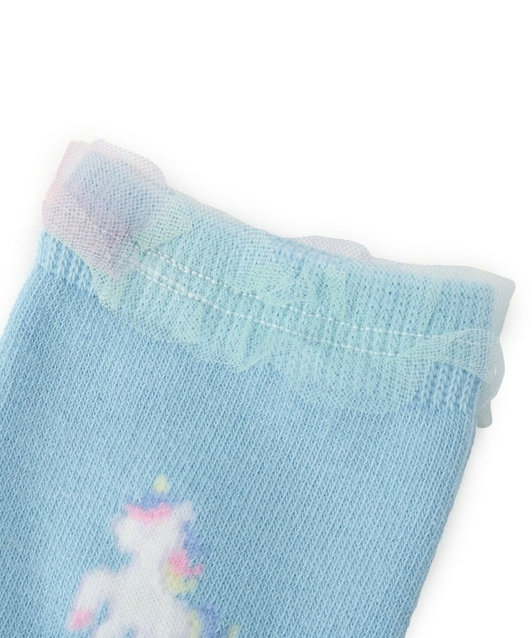 チュールフリルユニコーンクルー丈ソックス4