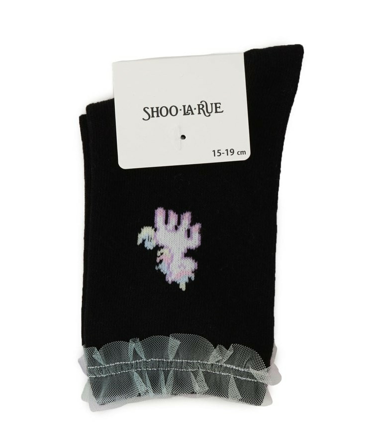 チュールフリルユニコーンクルー丈ソックス1