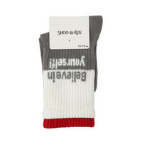 二重履き口クルー丈ソックス