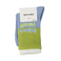 二重履き口クルー丈ソックス