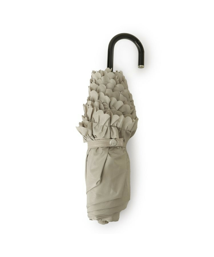 【晴雨兼用】ヒートカットフリル折りたたみ傘【because】3