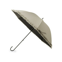 【晴雨兼用】ヒートカットフリル長傘【because】