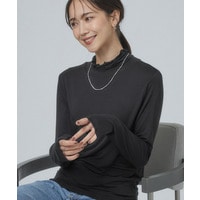 カシミアタッチ吸湿発熱ハイネックインナー