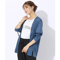 【2点セット】半袖ロゴTシャツ+カーディガン