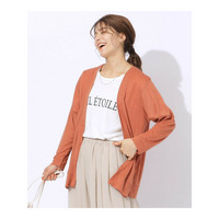 【2点セット】半袖ロゴTシャツ+カーディガン