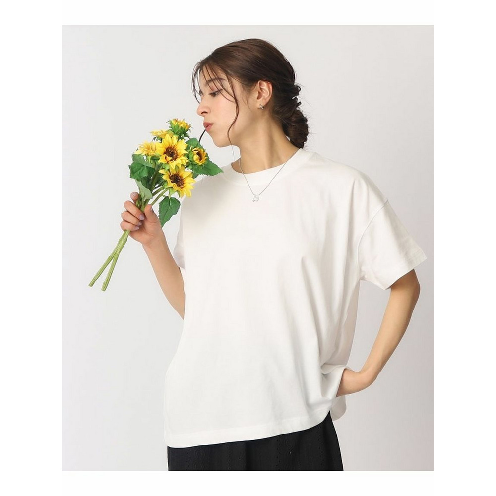 【遮熱/UVカット】AIR SHIELD ゆるTシャツ オフホワイト(003) 1