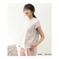 【GUNZE】睡眠専用Tシャツ「寝るT」sweet label(フレンチスリーブ）