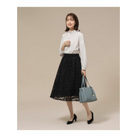 フラワーシフォンジャカードスカート